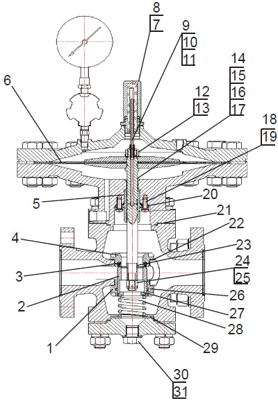 Ремонтный комплект для модернизации регуляторов серии РД-64 фото