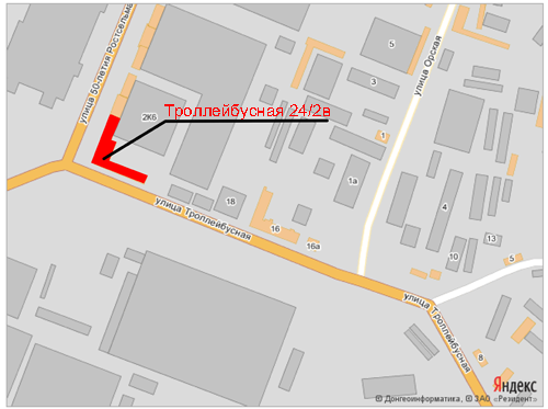 Схема проезда